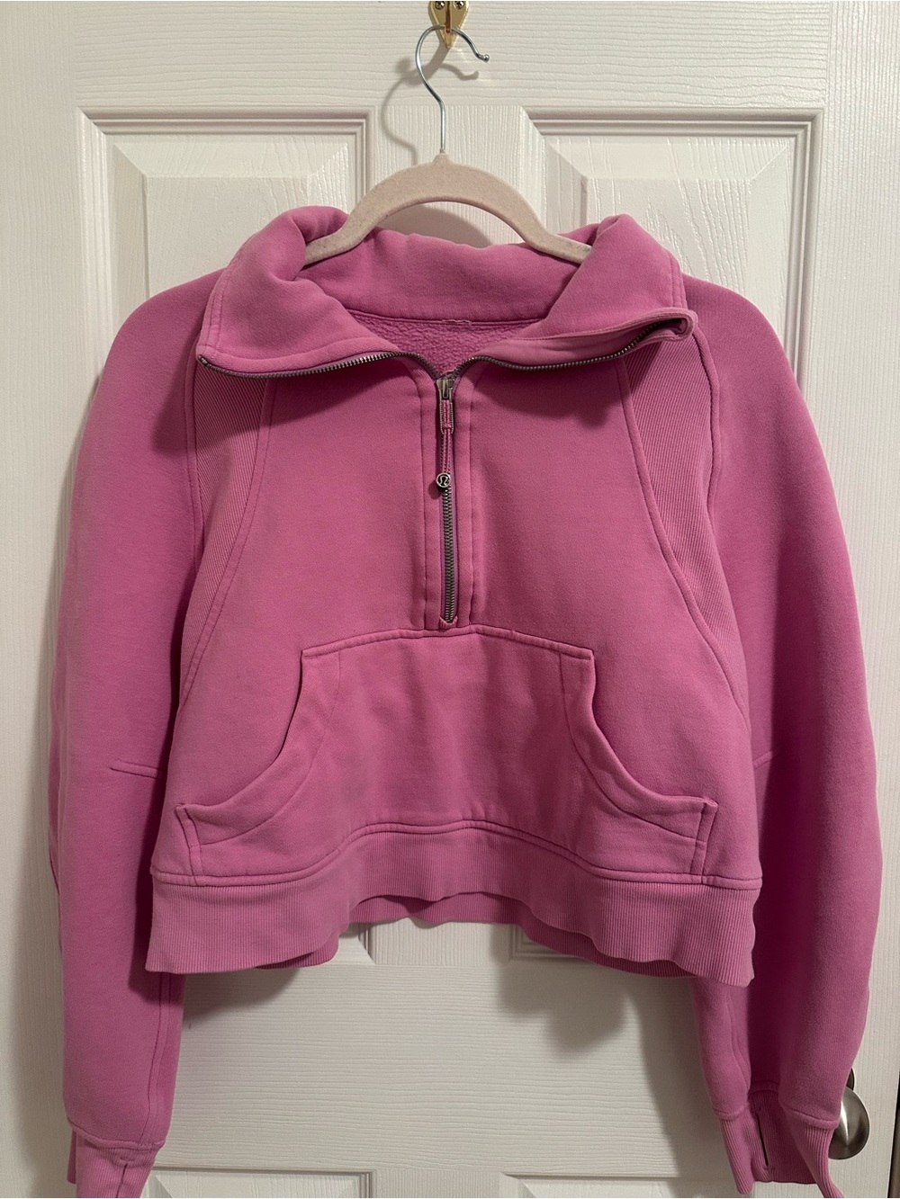 lululemon athletica Pink Half-Zip Pullover Sweater